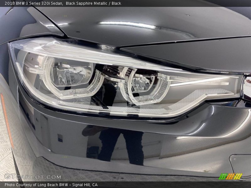 Black Sapphire Metallic / Black 2018 BMW 3 Series 320i Sedan