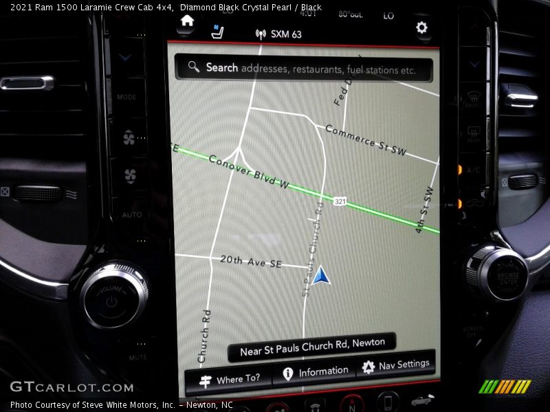 Diamond Black Crystal Pearl / Black 2021 Ram 1500 Laramie Crew Cab 4x4