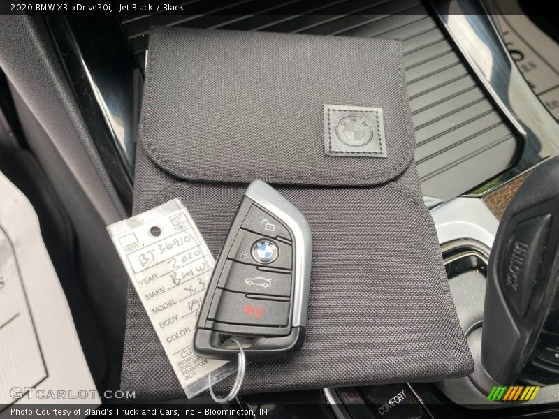 Jet Black / Black 2020 BMW X3 xDrive30i