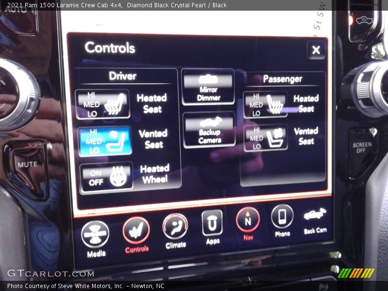 Diamond Black Crystal Pearl / Black 2021 Ram 1500 Laramie Crew Cab 4x4