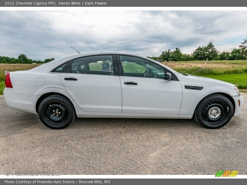 Heron White / Dark Pewter 2013 Chevrolet Caprice PPV