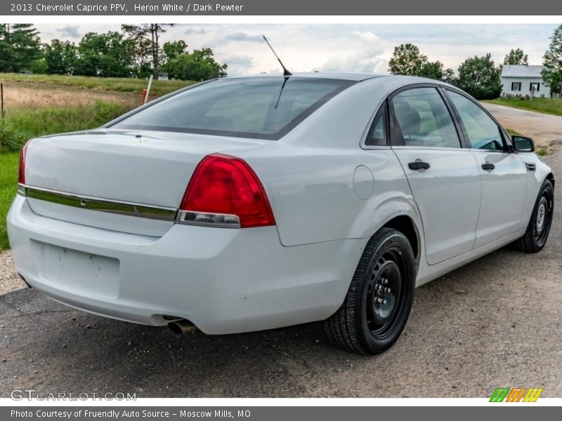 Heron White / Dark Pewter 2013 Chevrolet Caprice PPV