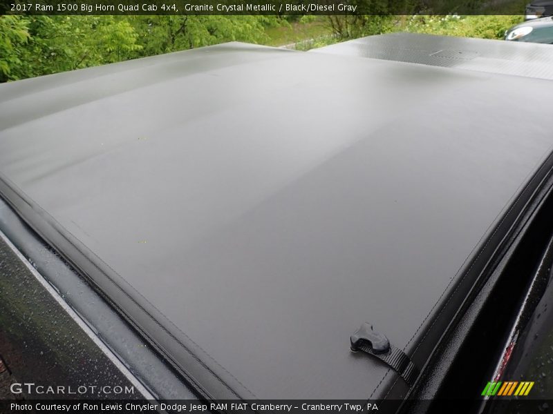 Granite Crystal Metallic / Black/Diesel Gray 2017 Ram 1500 Big Horn Quad Cab 4x4