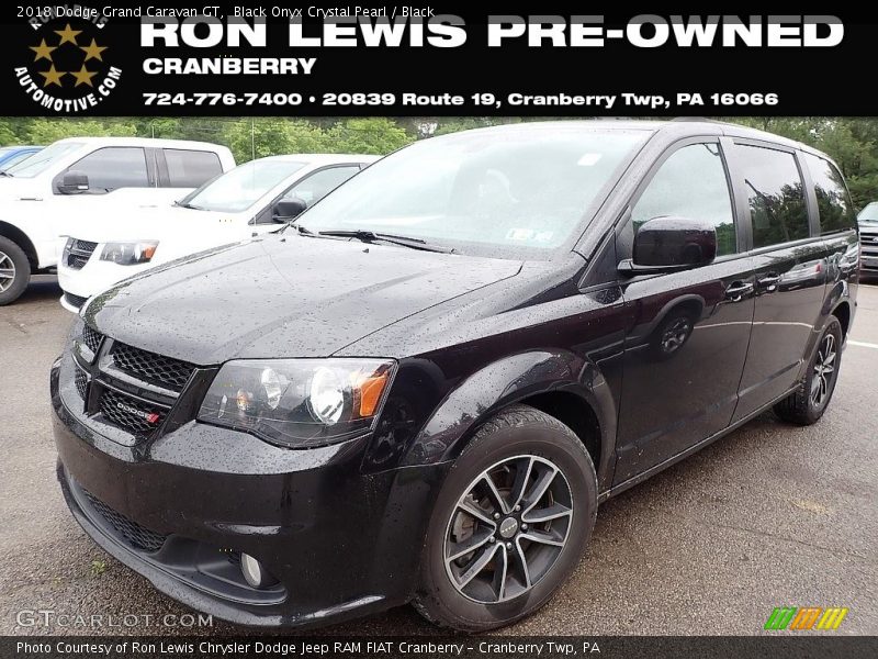 Black Onyx Crystal Pearl / Black 2018 Dodge Grand Caravan GT
