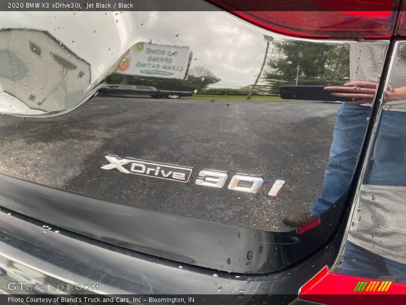 Jet Black / Black 2020 BMW X3 xDrive30i