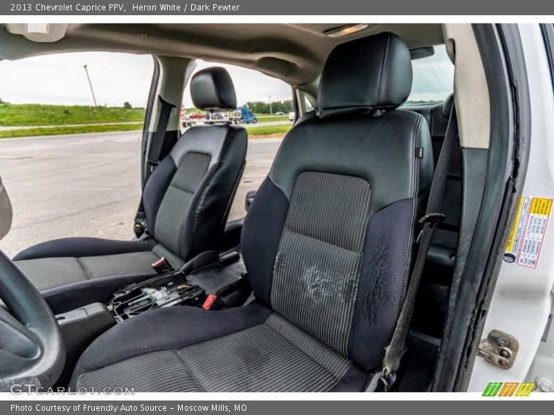 Heron White / Dark Pewter 2013 Chevrolet Caprice PPV