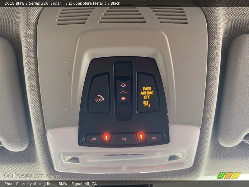 Black Sapphire Metallic / Black 2018 BMW 3 Series 320i Sedan