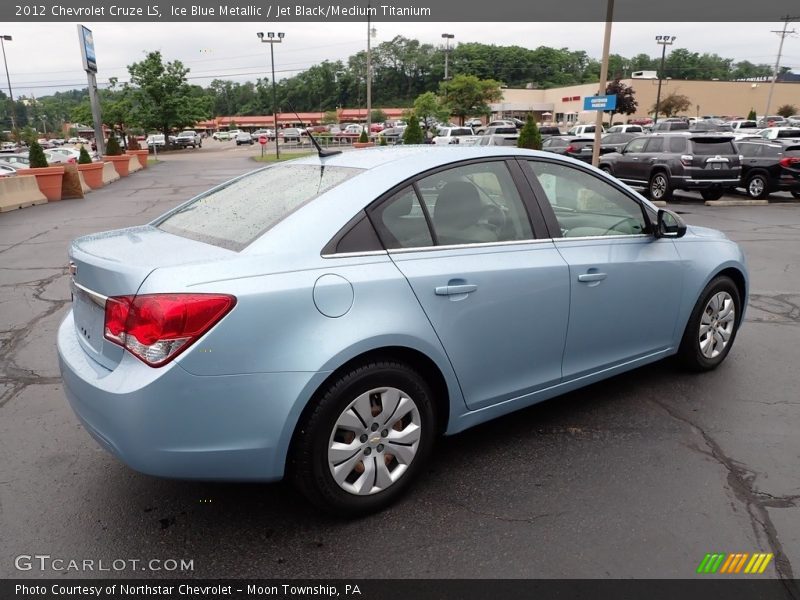 Ice Blue Metallic / Jet Black/Medium Titanium 2012 Chevrolet Cruze LS