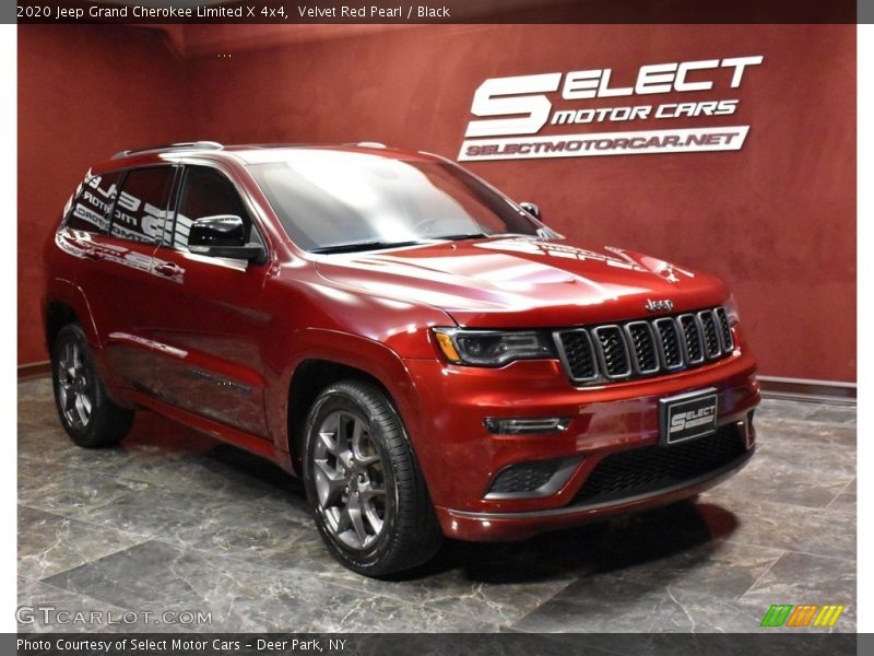 Velvet Red Pearl / Black 2020 Jeep Grand Cherokee Limited X 4x4