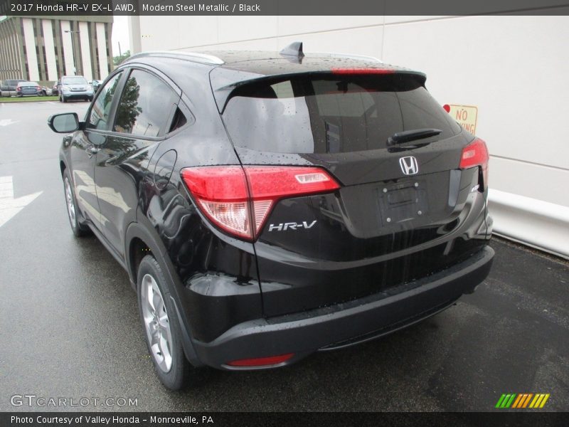 Modern Steel Metallic / Black 2017 Honda HR-V EX-L AWD