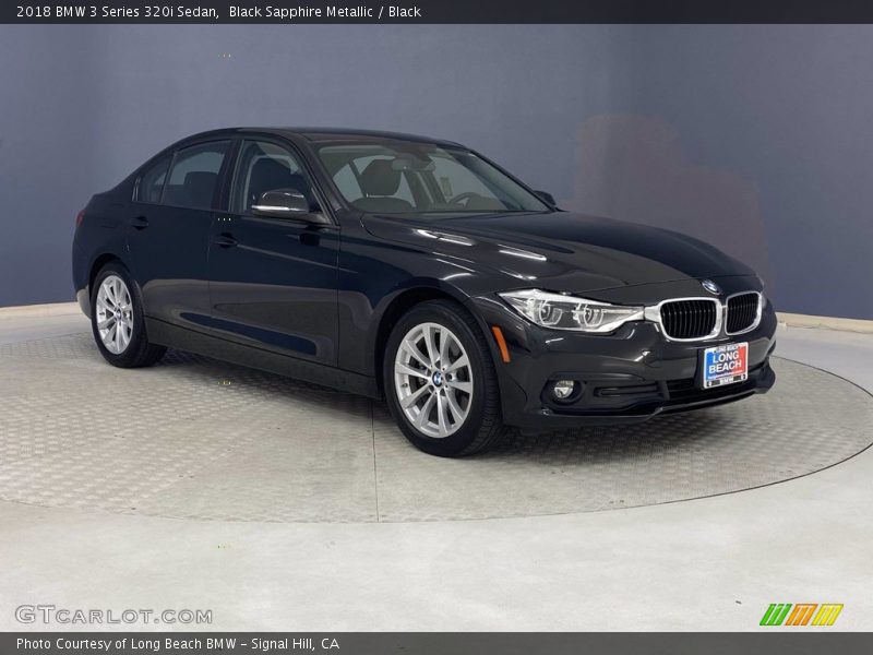 Black Sapphire Metallic / Black 2018 BMW 3 Series 320i Sedan