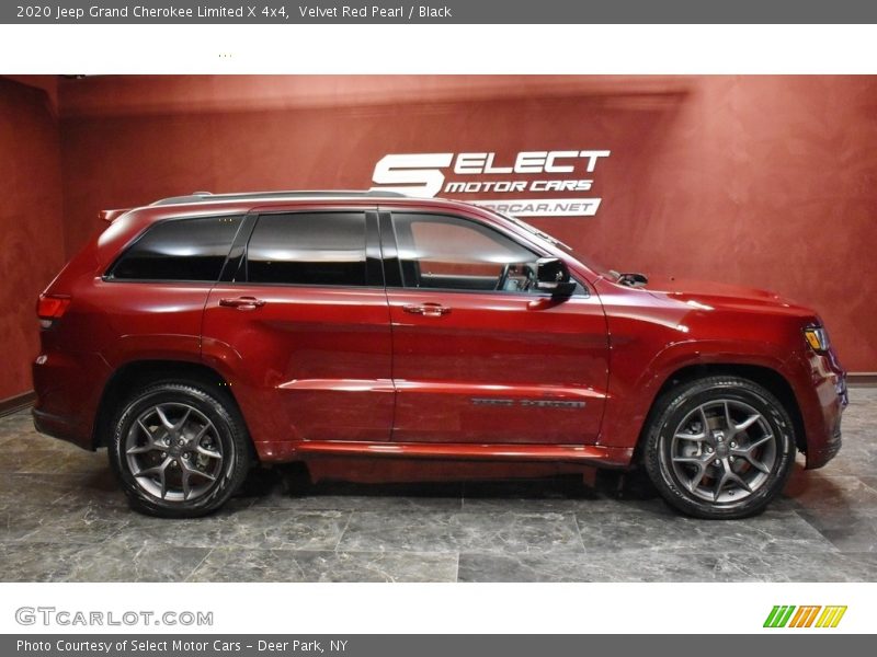 Velvet Red Pearl / Black 2020 Jeep Grand Cherokee Limited X 4x4