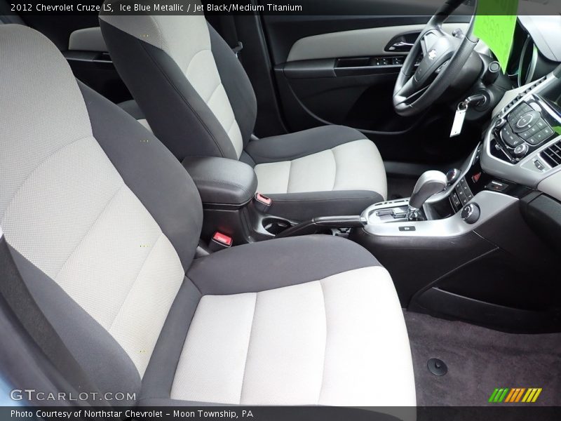 Ice Blue Metallic / Jet Black/Medium Titanium 2012 Chevrolet Cruze LS
