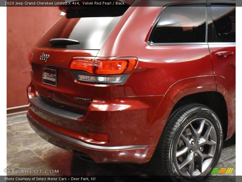 Velvet Red Pearl / Black 2020 Jeep Grand Cherokee Limited X 4x4