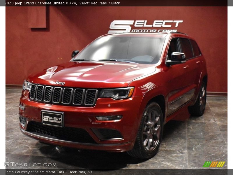 Velvet Red Pearl / Black 2020 Jeep Grand Cherokee Limited X 4x4