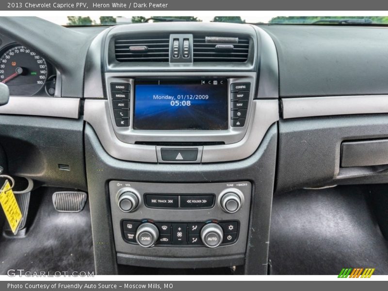 Heron White / Dark Pewter 2013 Chevrolet Caprice PPV