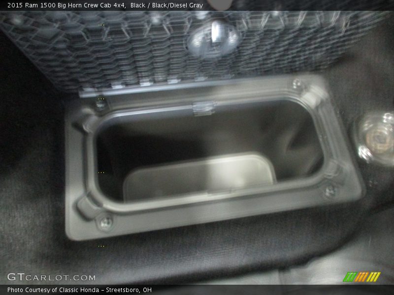 Black / Black/Diesel Gray 2015 Ram 1500 Big Horn Crew Cab 4x4