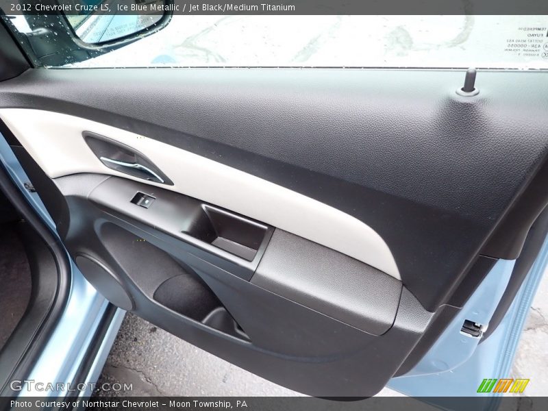 Ice Blue Metallic / Jet Black/Medium Titanium 2012 Chevrolet Cruze LS
