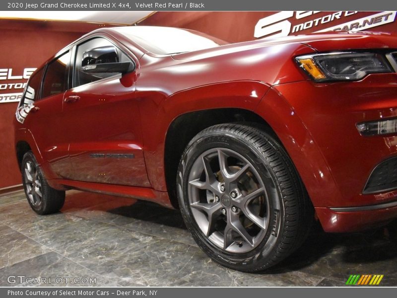 Velvet Red Pearl / Black 2020 Jeep Grand Cherokee Limited X 4x4
