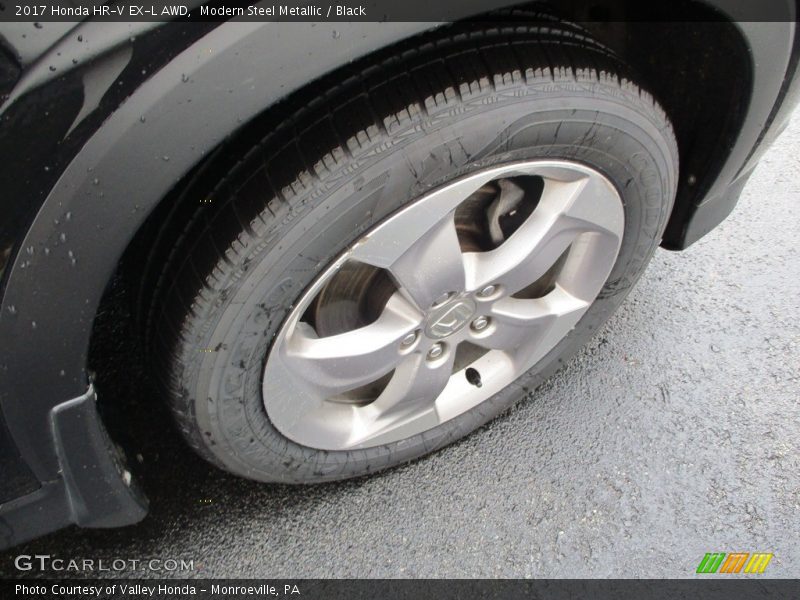 Modern Steel Metallic / Black 2017 Honda HR-V EX-L AWD
