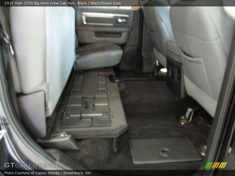 Black / Black/Diesel Gray 2015 Ram 1500 Big Horn Crew Cab 4x4