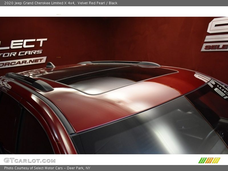 Velvet Red Pearl / Black 2020 Jeep Grand Cherokee Limited X 4x4