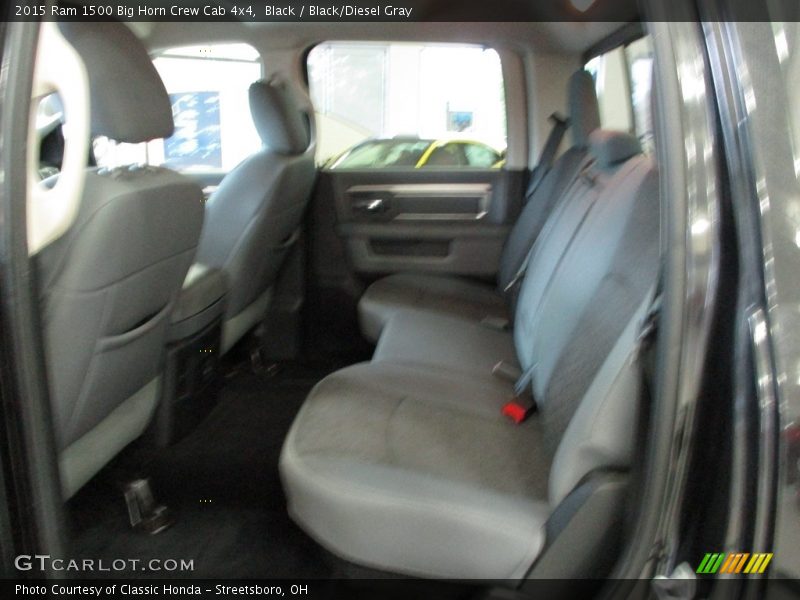 Black / Black/Diesel Gray 2015 Ram 1500 Big Horn Crew Cab 4x4