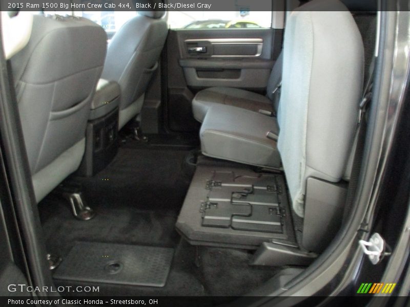 Black / Black/Diesel Gray 2015 Ram 1500 Big Horn Crew Cab 4x4