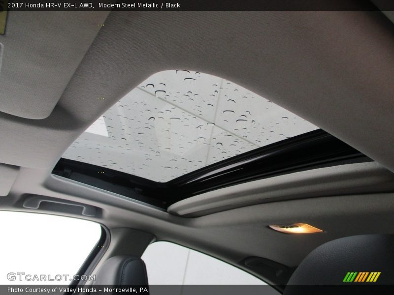 Modern Steel Metallic / Black 2017 Honda HR-V EX-L AWD