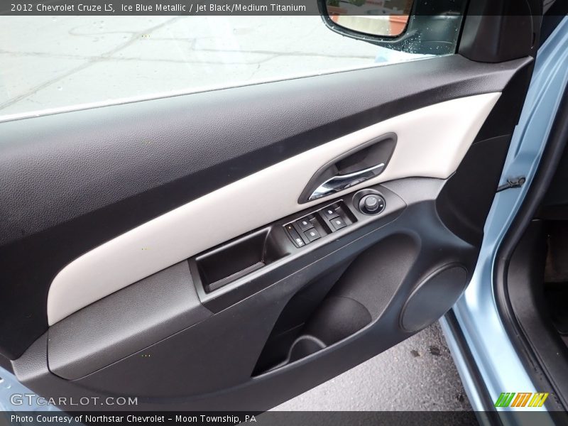 Ice Blue Metallic / Jet Black/Medium Titanium 2012 Chevrolet Cruze LS