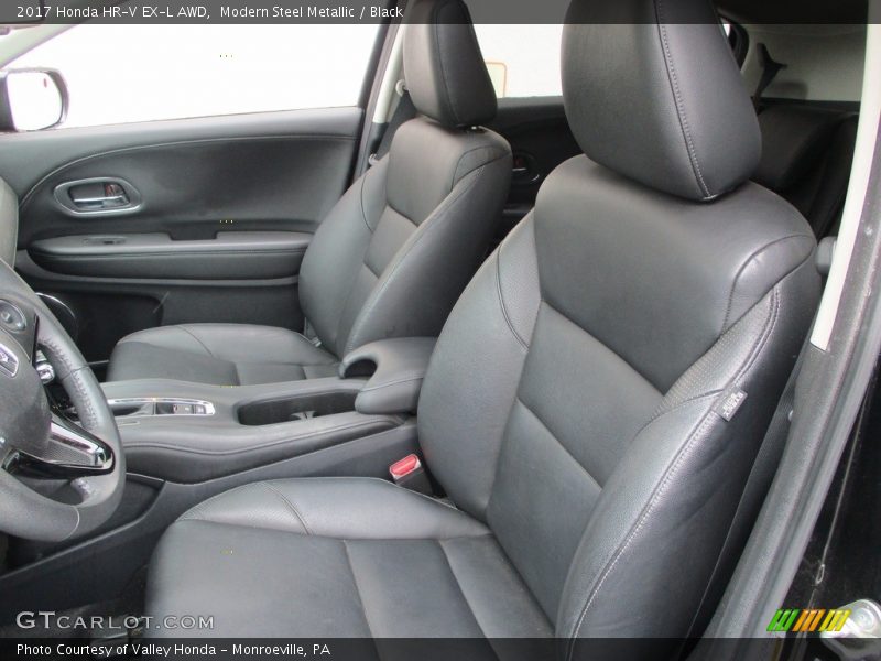 Modern Steel Metallic / Black 2017 Honda HR-V EX-L AWD