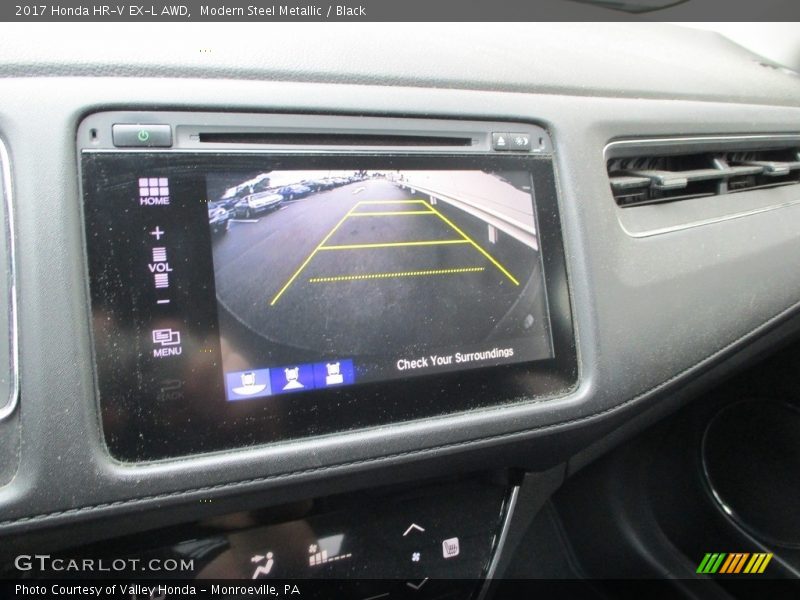 Modern Steel Metallic / Black 2017 Honda HR-V EX-L AWD