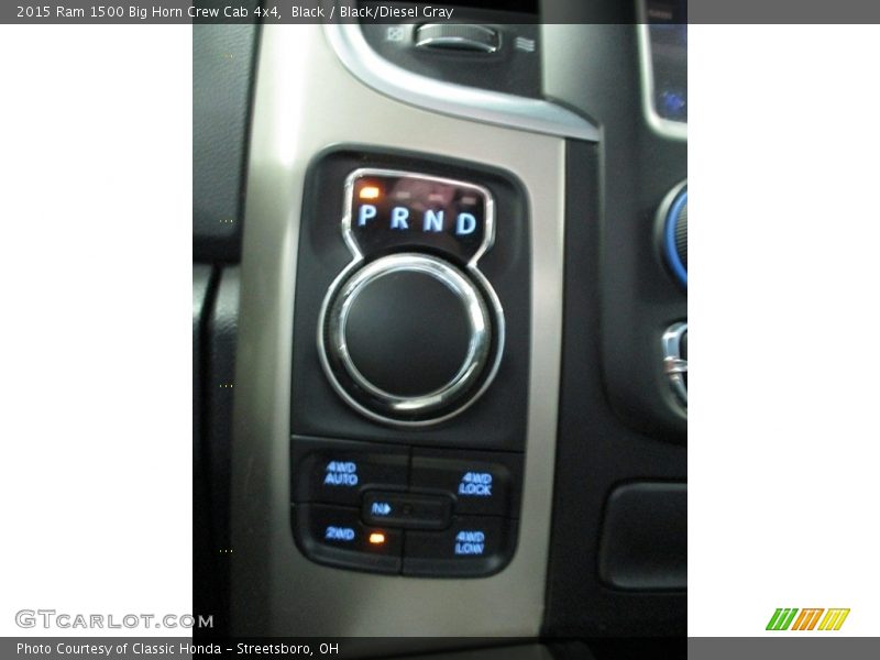 Black / Black/Diesel Gray 2015 Ram 1500 Big Horn Crew Cab 4x4