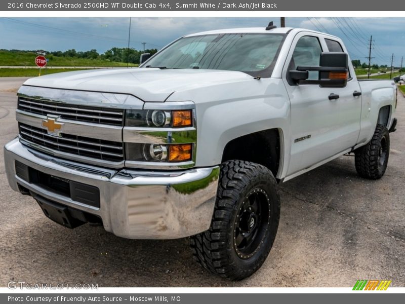 Summit White / Dark Ash/Jet Black 2016 Chevrolet Silverado 2500HD WT Double Cab 4x4