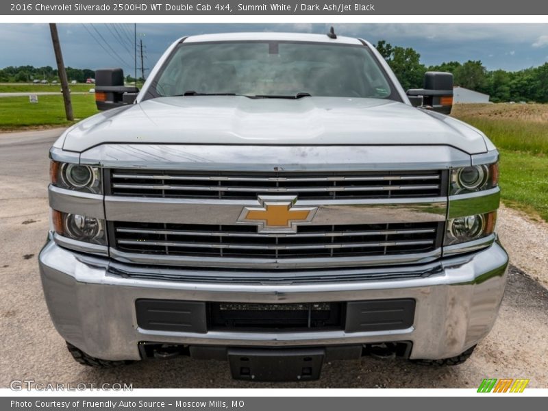 Summit White / Dark Ash/Jet Black 2016 Chevrolet Silverado 2500HD WT Double Cab 4x4