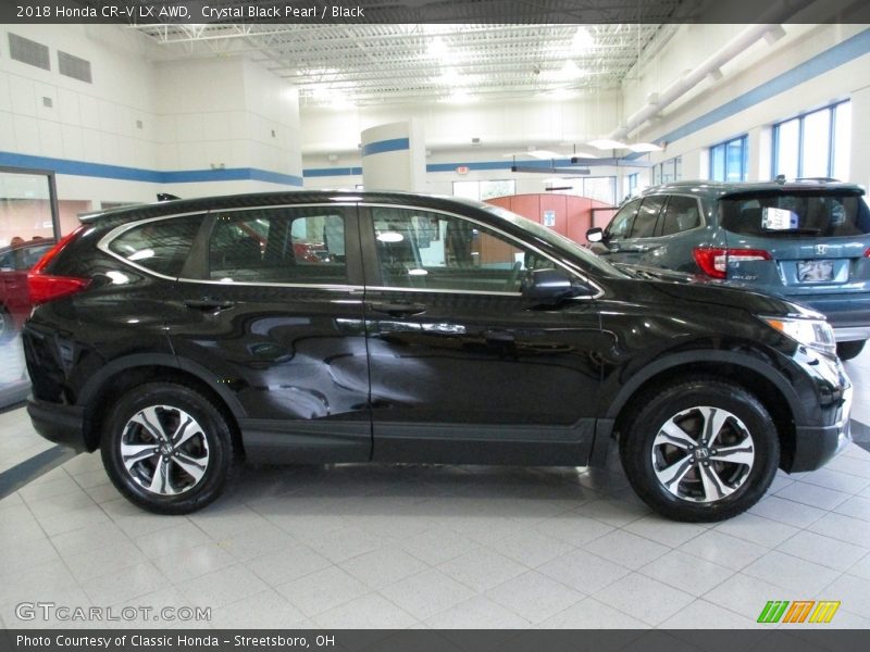 Crystal Black Pearl / Black 2018 Honda CR-V LX AWD