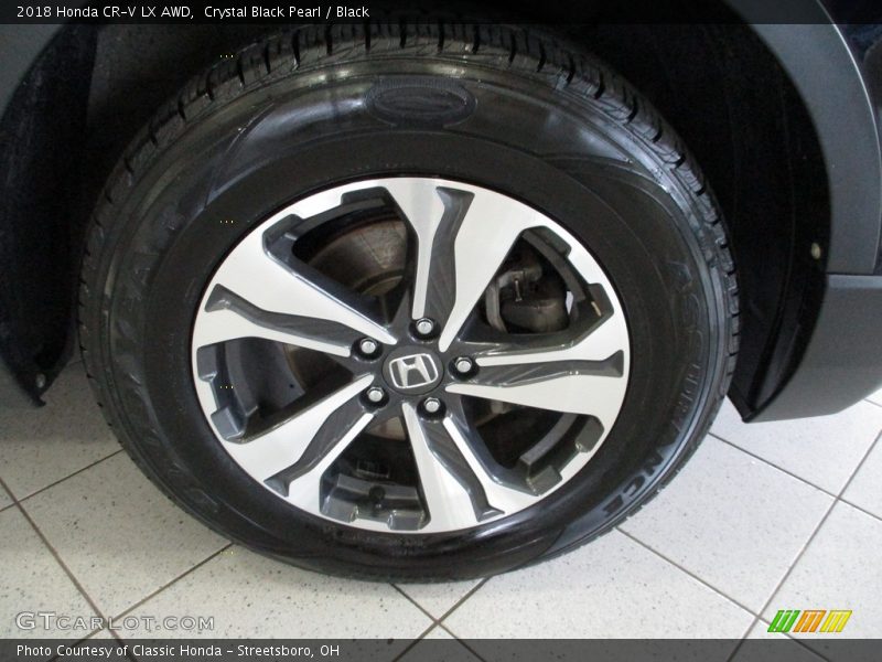 Crystal Black Pearl / Black 2018 Honda CR-V LX AWD