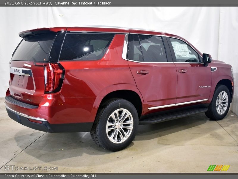 Cayenne Red Tintcoat / Jet Black 2021 GMC Yukon SLT 4WD