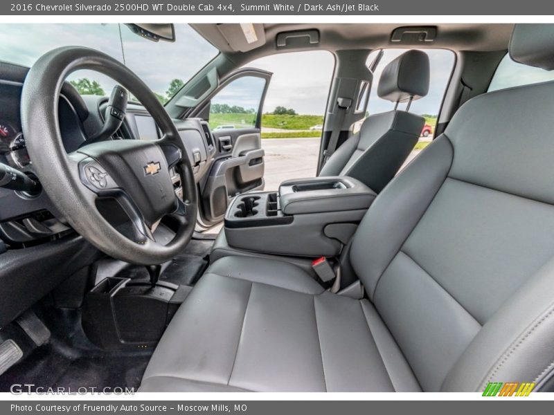  2016 Silverado 2500HD WT Double Cab 4x4 Dark Ash/Jet Black Interior