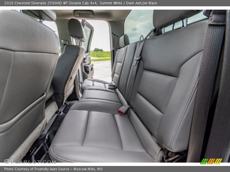 Rear Seat of 2016 Silverado 2500HD WT Double Cab 4x4