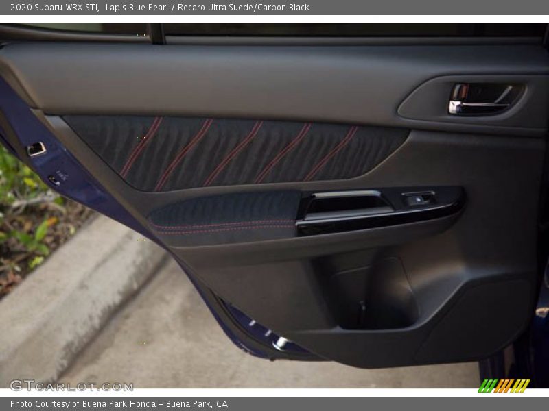 Door Panel of 2020 WRX STI