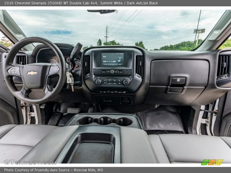 Dashboard of 2016 Silverado 2500HD WT Double Cab 4x4