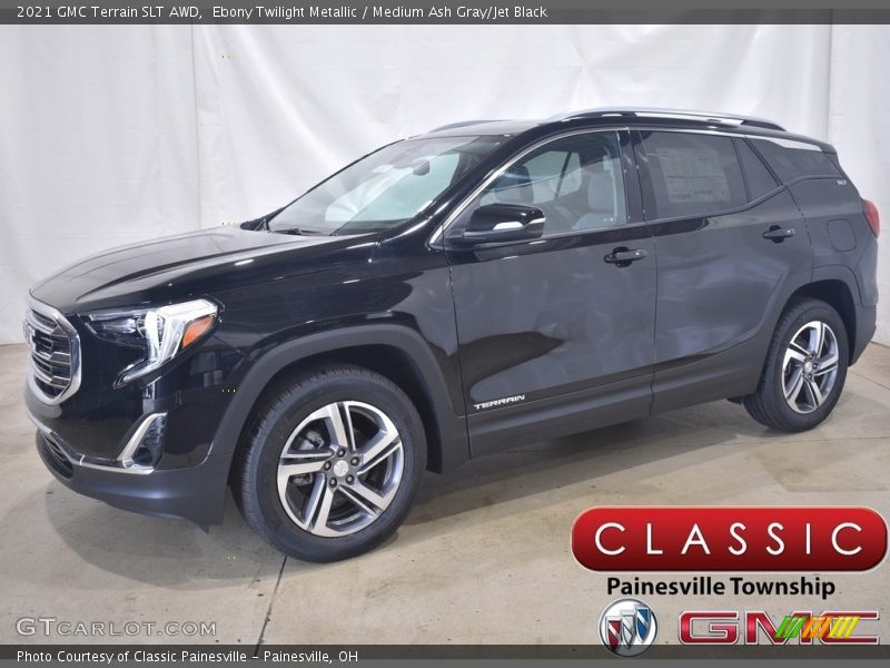 Ebony Twilight Metallic / Medium Ash Gray/Jet Black 2021 GMC Terrain SLT AWD