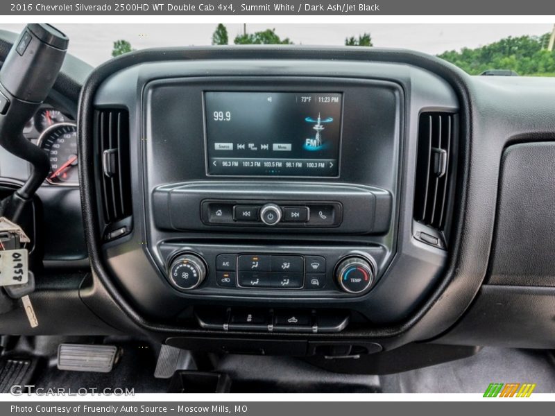 Controls of 2016 Silverado 2500HD WT Double Cab 4x4