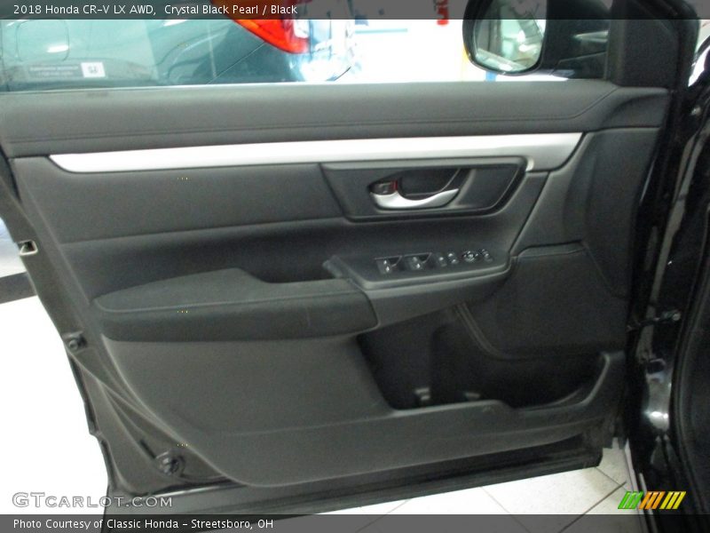 Crystal Black Pearl / Black 2018 Honda CR-V LX AWD