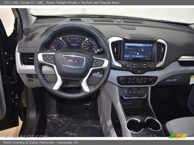 Ebony Twilight Metallic / Medium Ash Gray/Jet Black 2021 GMC Terrain SLT AWD