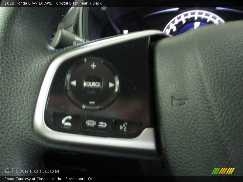 Crystal Black Pearl / Black 2018 Honda CR-V LX AWD
