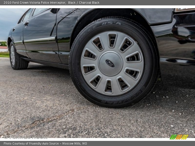 Black / Charcoal Black 2010 Ford Crown Victoria Police Interceptor