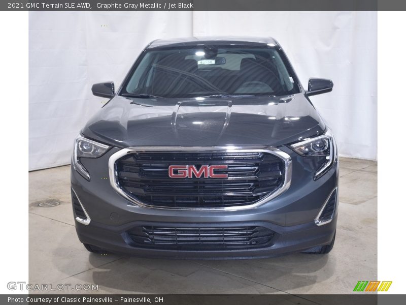 Graphite Gray Metallic / Jet Black 2021 GMC Terrain SLE AWD