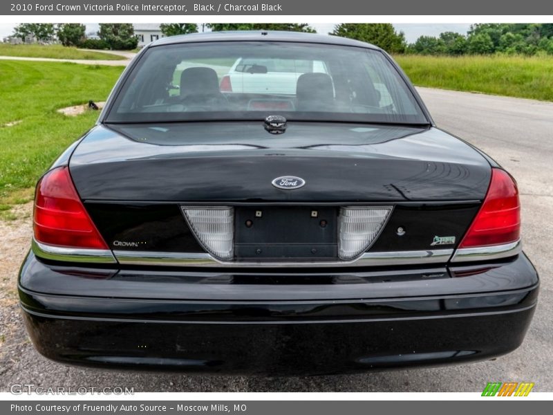 Black / Charcoal Black 2010 Ford Crown Victoria Police Interceptor